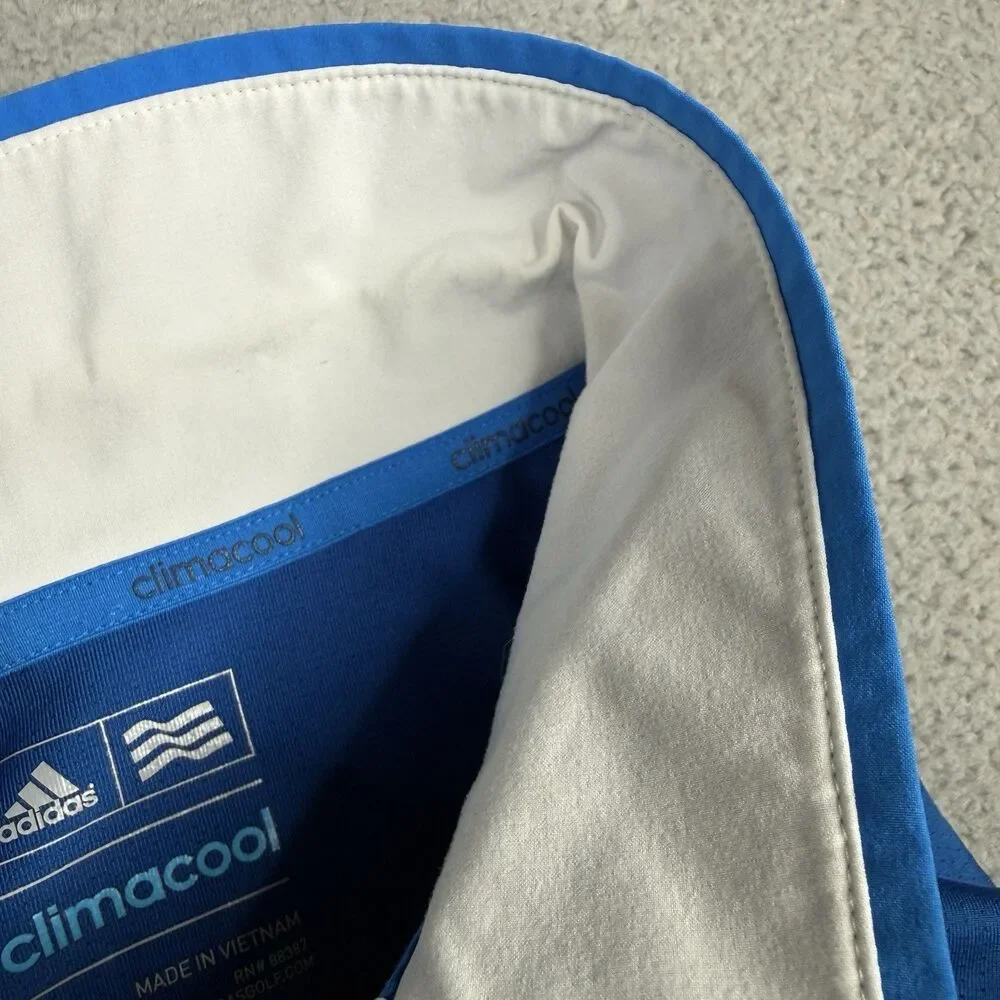 Harbour Town Golf Links Polo Shirt Mens XL Blue Adidas Climacool Performance‎